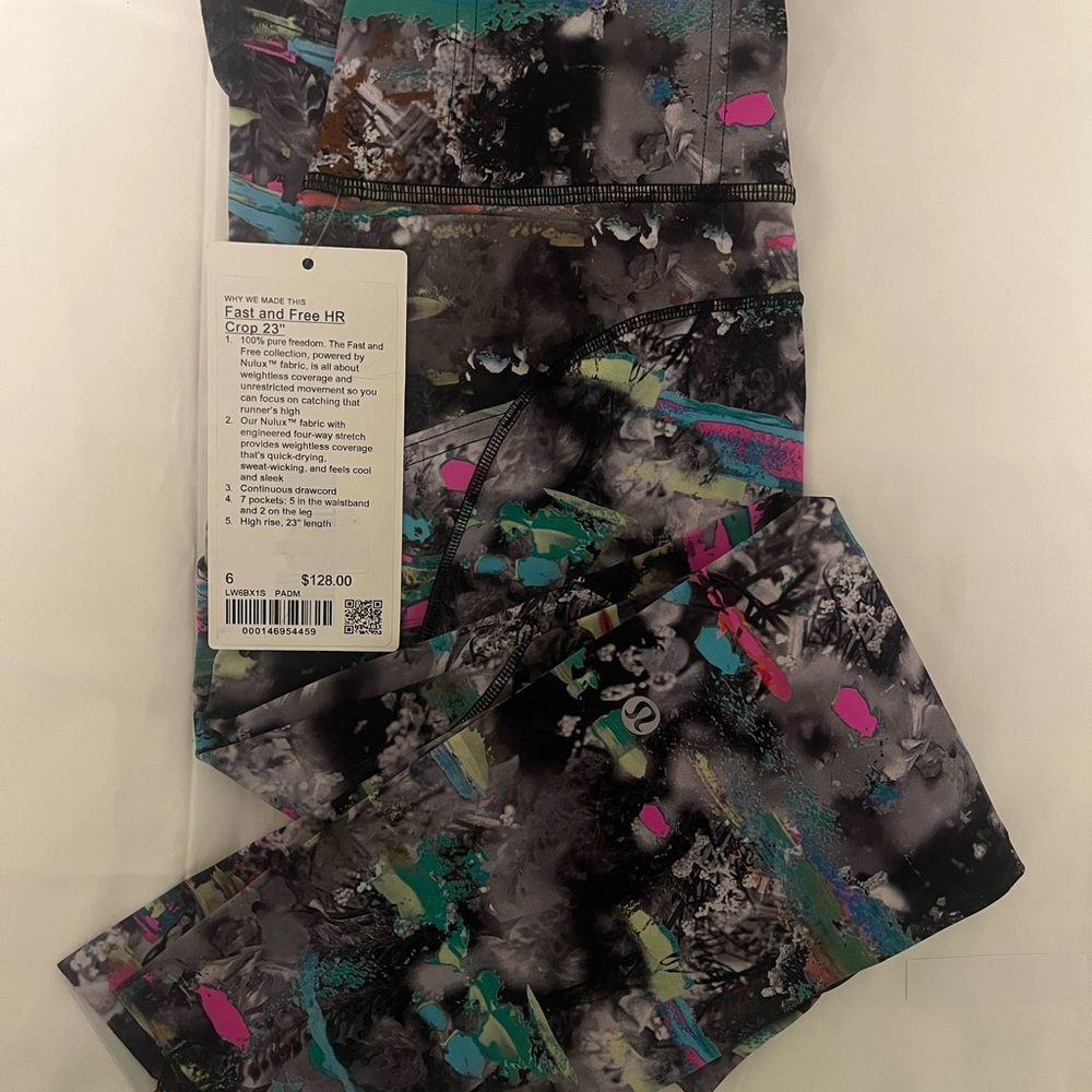 Lululemon Fast and Free HR Crop 23” Leggings - Multicolor